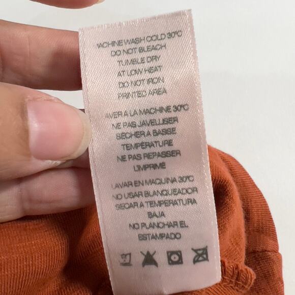 Sundry S Revolve Asymmetrical Ruched One Shoulder Mini Dress Tandoori - Picture 8 of 9